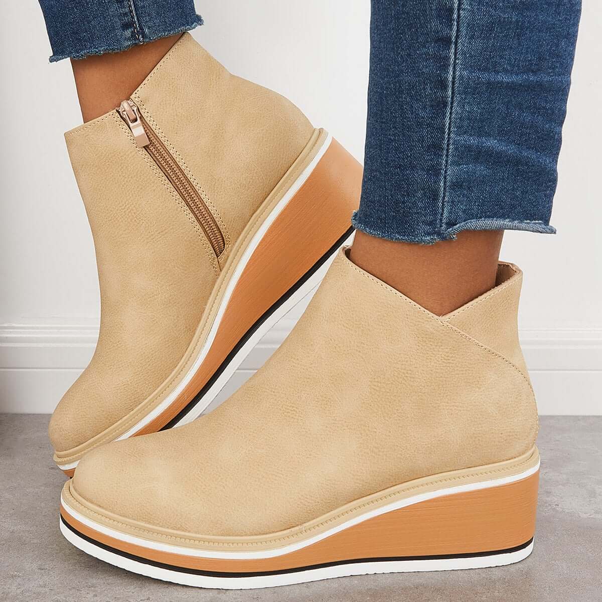 Ava| Ankle Boots with Zipper| 40% OFF