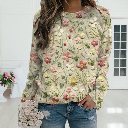 Flora™ | Elegant jumper with unique print