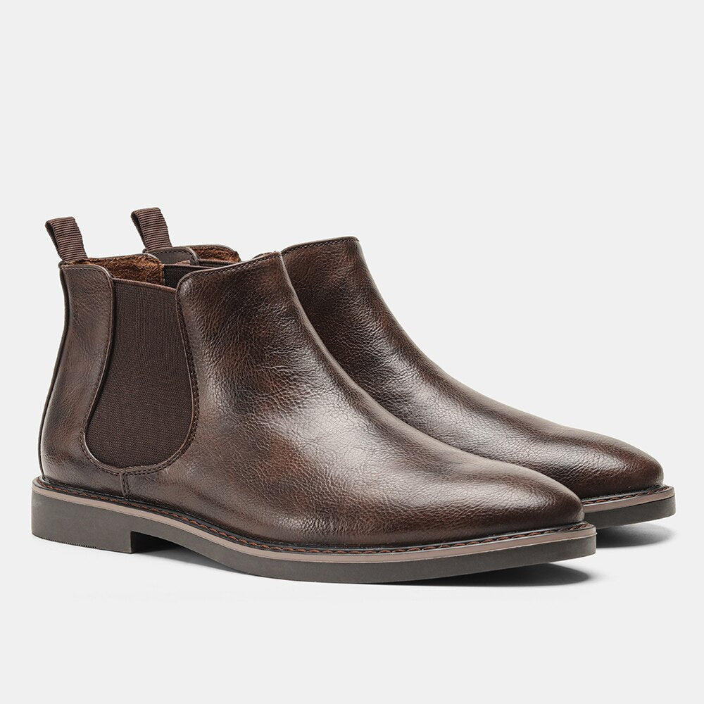 Bobby Boots| Short Leather Men's Boots| 40% OFF