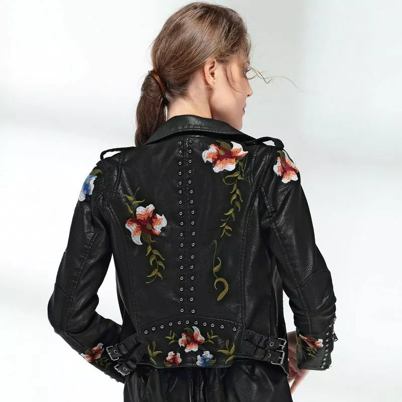 Hannah | Women's Faux Leather Jacket